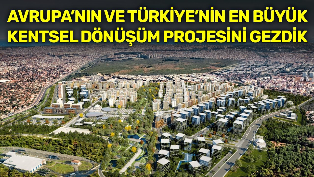 Avrupa'nın ve Türkiye'nin En Büyük Kentsel Dönüşüm Projesini Gezdik | VLOG