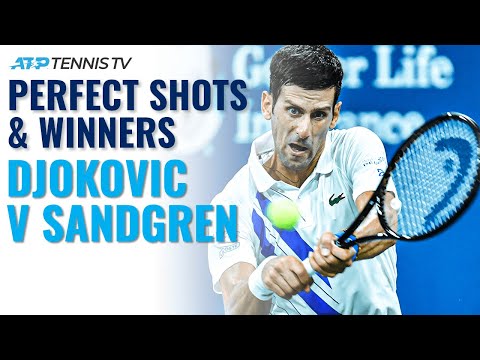 Novak Djokovic Perfect Tennis vs Tennys Sandgren | Cincinnati 2020