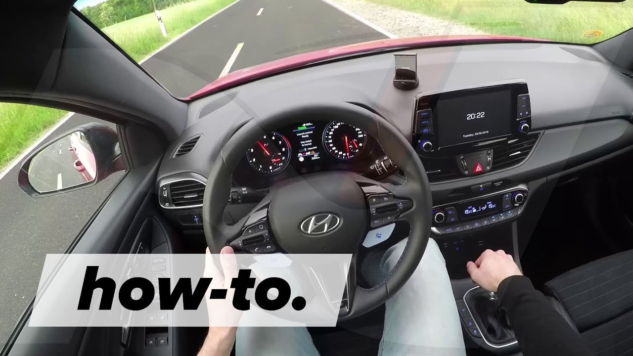 How to activate LAUNCH CONTROL - Hyundai i30N Performance - YouTube