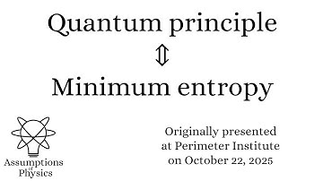 Quantum mechanics is low entropy, classical mechanics is high entropy