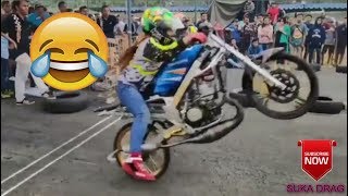 LUCU NGAKAK ! Kumpulan kejadian Start lucu Drag Resmi terbaru