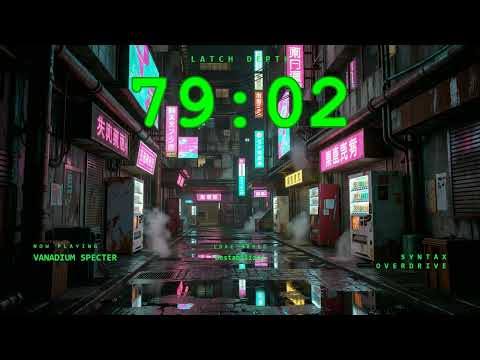 Hacker Coding Music for Secret Projects 🖥️ Aggressive Dark Synthwave to Enter Hyperfocus