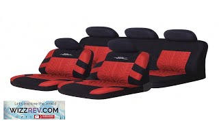 9PCS AUTOYOUTH Car Seat Covers Full Set Front & Split Rear Bench