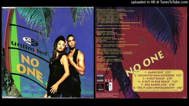 2 Unlimited – No One (Unlimited RMX-Extended – 1994)