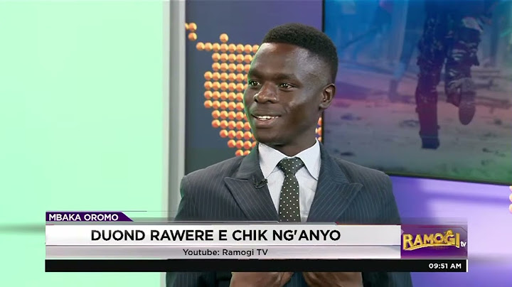 Joshua Okayo: Chik ok okwedo 'Occupy'... 'Occupy' ok onyiso ni idhi kethi mwandu