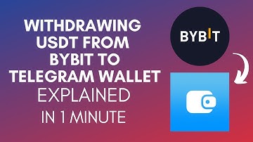 How To Withdraw USDT From Bybit To Telegram Wallet (2025)
