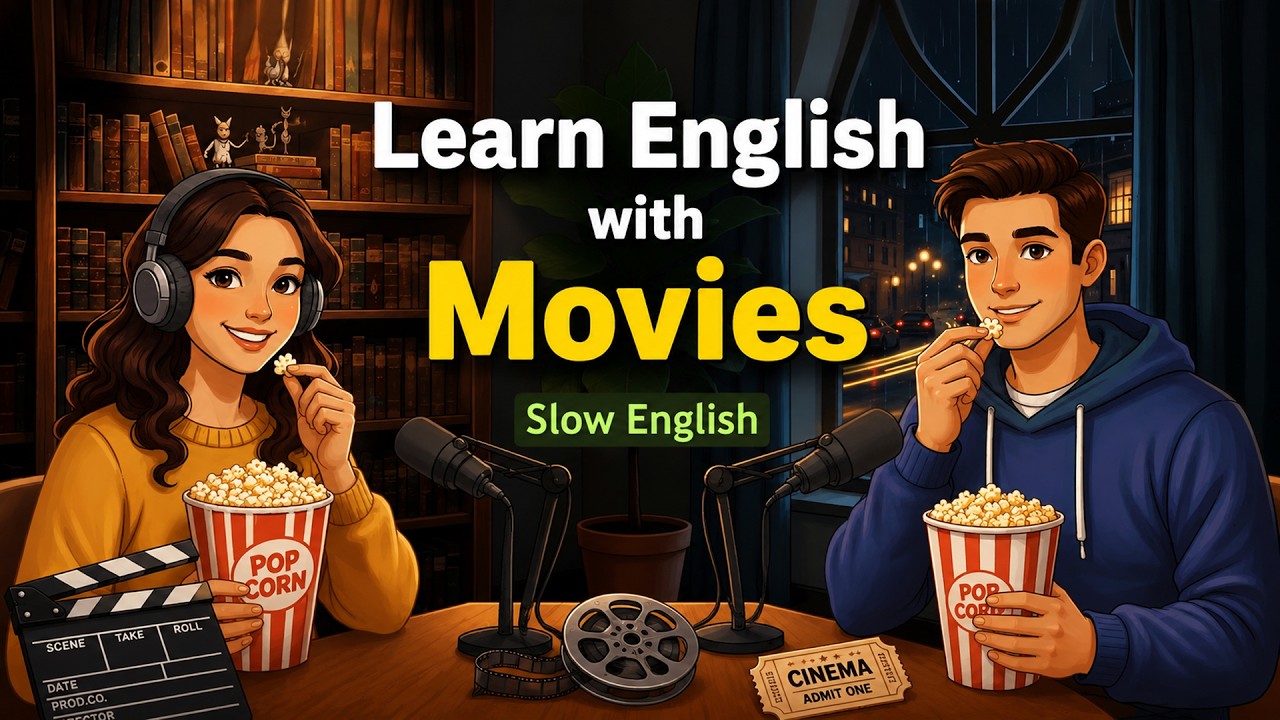 How to Learn English with Movies & TV Shows - Spoken English Lesson A1 ...