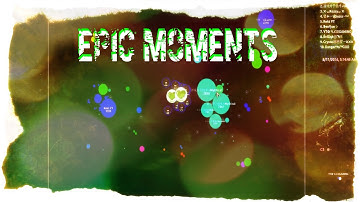 #HZQRC || Agario EPIC MOMENTS || Real time splitrun || INSANE