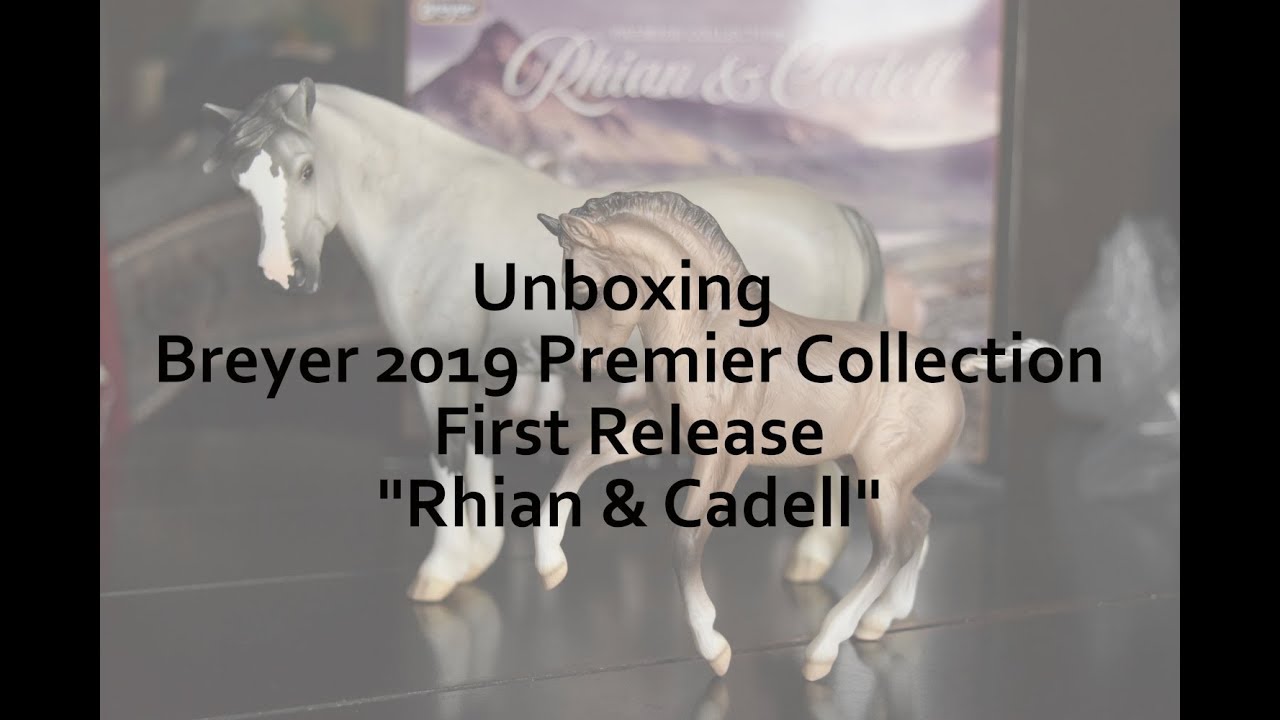 Unboxing Breyer Horses 2019 Premier Collection "Rhian & Cadell" YouTube