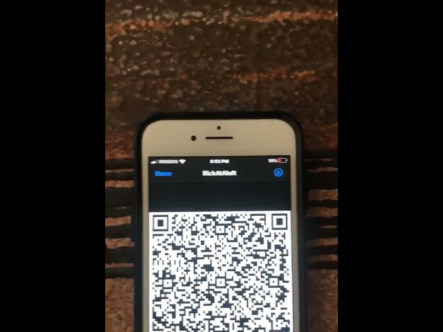 Demo of shortcut to Business Card iContact using QR code on iPhone - Part 1