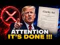XRP CLARITY ACT IS ABOUT TO PASS?! THIS CHANGES EVERYTHING!