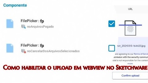 Como habilitar o upload em webview no Sketchware - 2021
