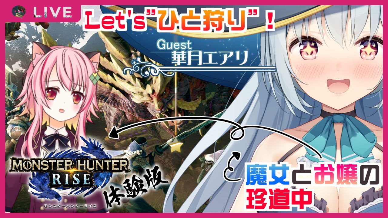 ひと狩り行きます！モンスターライズDEMO～魔女とお嬢の珍道中～