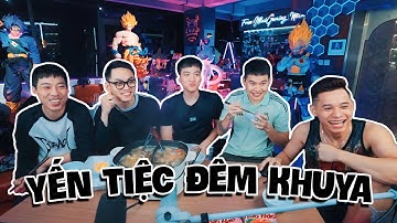 Mukbang nồi lẩu sườn sụn giữa đêm cùng 5 anh em, chào mừng góc stream mới lung linh lấp lánh.