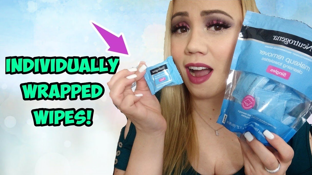 NEW* Neutrogena Makeup Wipes (Review) 2019! Individually wrapped wipes! - YouTube