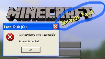 The Minecraft splash text that crashes your game