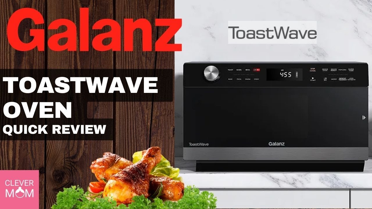 Galanz 1.2 Cu. ft. Stainless Steel 4-in-1 ToastWave with Humidity Sensor & Inverter Technology, Stainless Steel