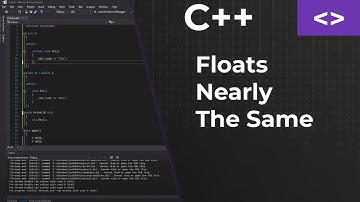 C++ How To Check If Floating Point Numbers Are Nearly The Same