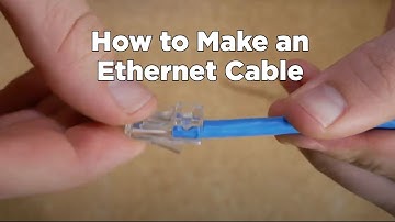 How to make an ethernet cable. Strip | Connect | Crimp