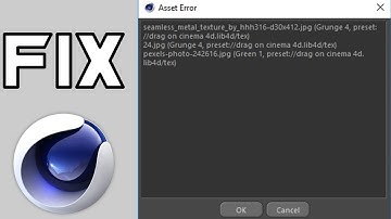 How to fix Asset/Texture error  in Cinema 4d ( Urdu/Hindi)