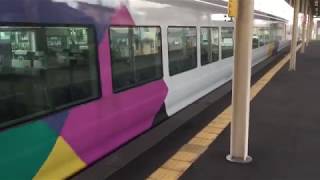 E257系 塩尻駅発車シーン