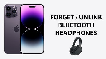 How To Forget or Disconnect Bluetooth Headphones From iPhone 14 / iPhone 14 Pro