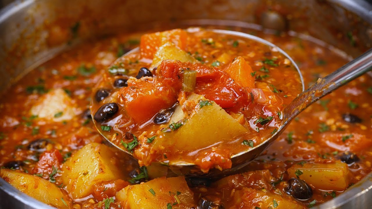 Just 30 Minutes to Make this Healthy Vegetable Soup For My Family| So Warm and Delicious!