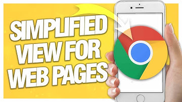 How To Enable And Turn On Simplified View For Web Pages On Google Chrome Browser App