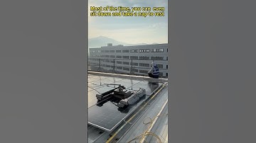 【Solar Clean work can be very easy by using PhiCleaner Robot】#solarcleanrobot #photovoltaic #pvclean