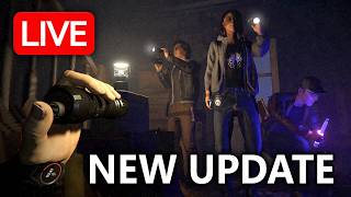 Playing the BIG NEW UPDATE For Phasmophobia - Player Character Update (Early Access) LIVE 🔴