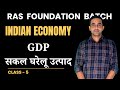 सकल घरेलू उत्पाद GDP | Indian Economy For RAS | Ravi Poonia