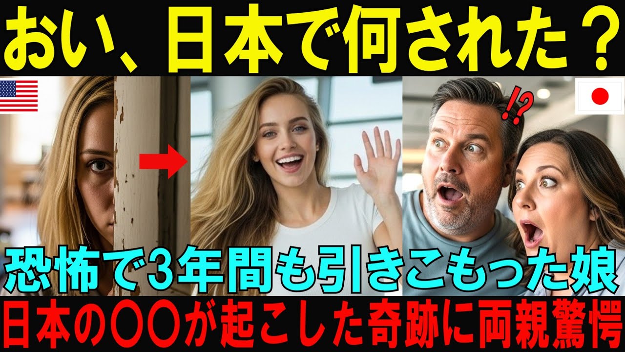 【海外の反応】「おい、日本で何された？」3年間世界から消えていた24歳のアメリカ人女性が日本で奇跡の人生逆転【日本称賛】