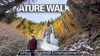 Virtual Walking Trails for Treadmill to Palisades Falls - Bozeman Montana - Nature Walking Tours