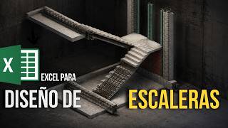 Cómo se DISEÑAN ESCALERAS | Formato de excel descargable