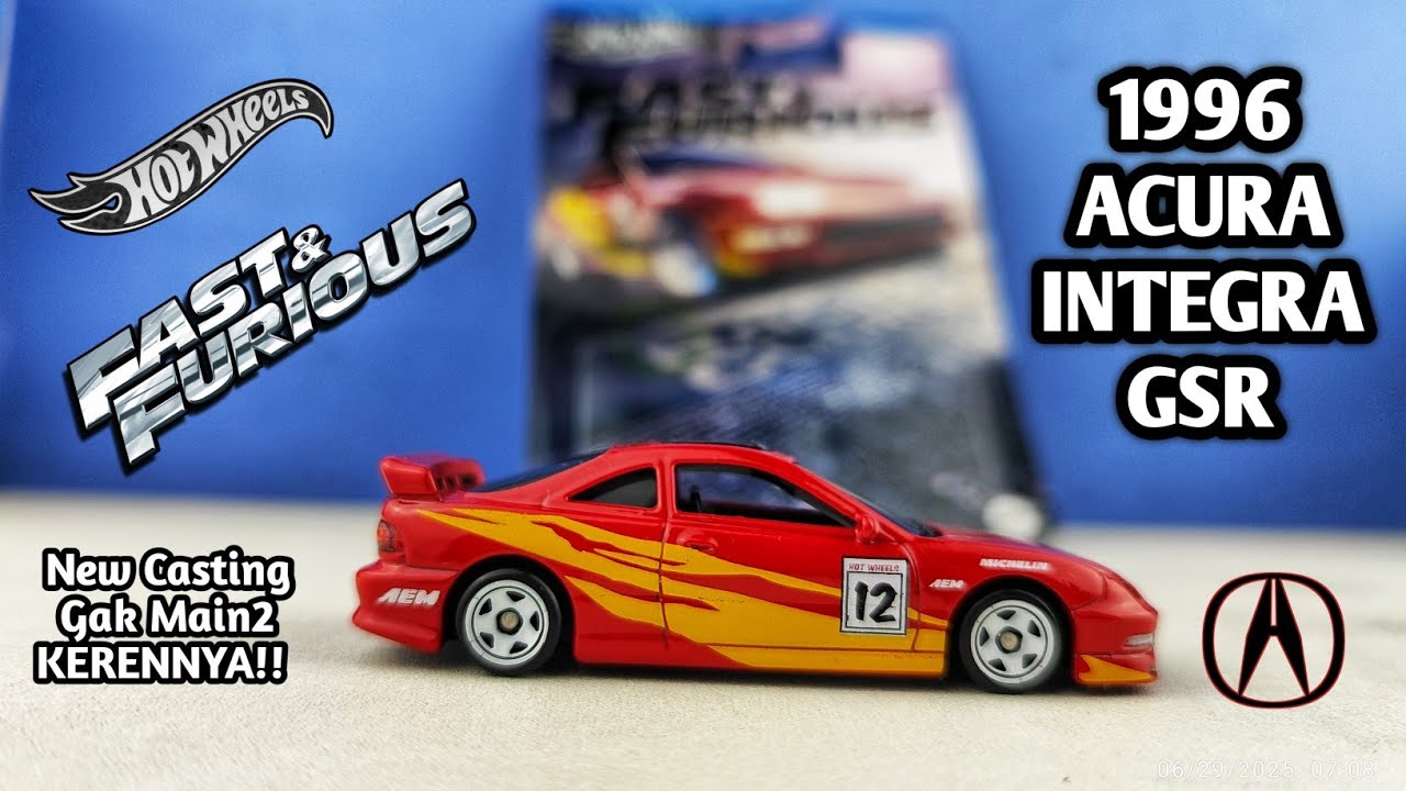 Eps769 Ternyata Keren!! 1996 ACURA INTEGRA GSR HOT WHEELS FAST & FURIOUS RACING COURSE SERIES 2025