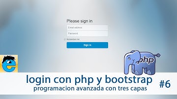 06.- Validación del lado servidor - Login con PHP, Bootstrap y Jquery | @eytooestudios