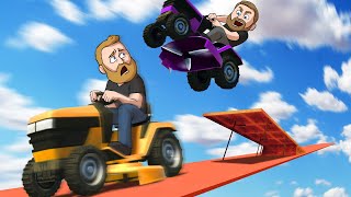 Lawn Mower Stunt Races! | GTA5 screenshot 3