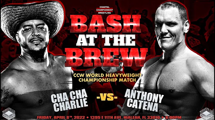 Cha Cha Charlie (c) vs. Anthony Catena, CCW Heavyweight Title, Bash 15, 4.8.22 (Full Match)