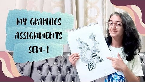 My Graphics Assignments | Semester -1 | Architecture College work