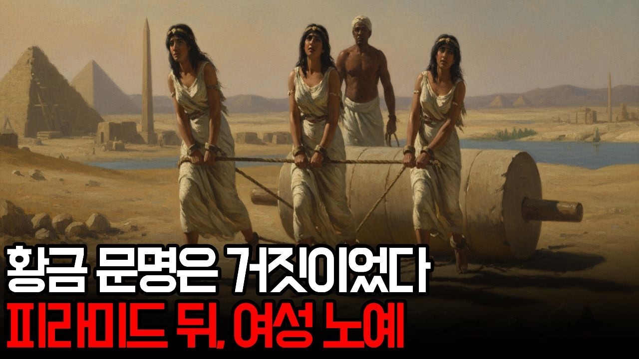 피라미드는 위대했을까? 황금 유물 뒤에 숨겨진 여성 노예 3000년의 침묵과 진실
