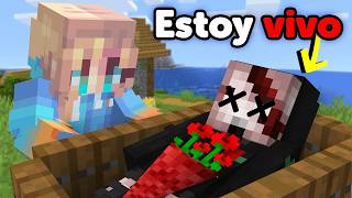 FINGÍ Mi MUERTE para Comprobar la AMISTAD de Mis Amigos en Minecraft...