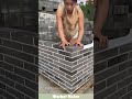 Brick wall masonry: quality materials satisfy! #construction