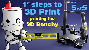 1st Steps to 3D Print (2022) 5 of 5 - Print Benchy and the Lego Cube