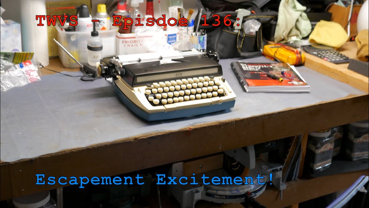 Typewriter Video Series Episode 136 Escapement Excitement! YouTube
