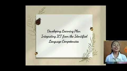 Integrating ICT from the Identified Language Competencies