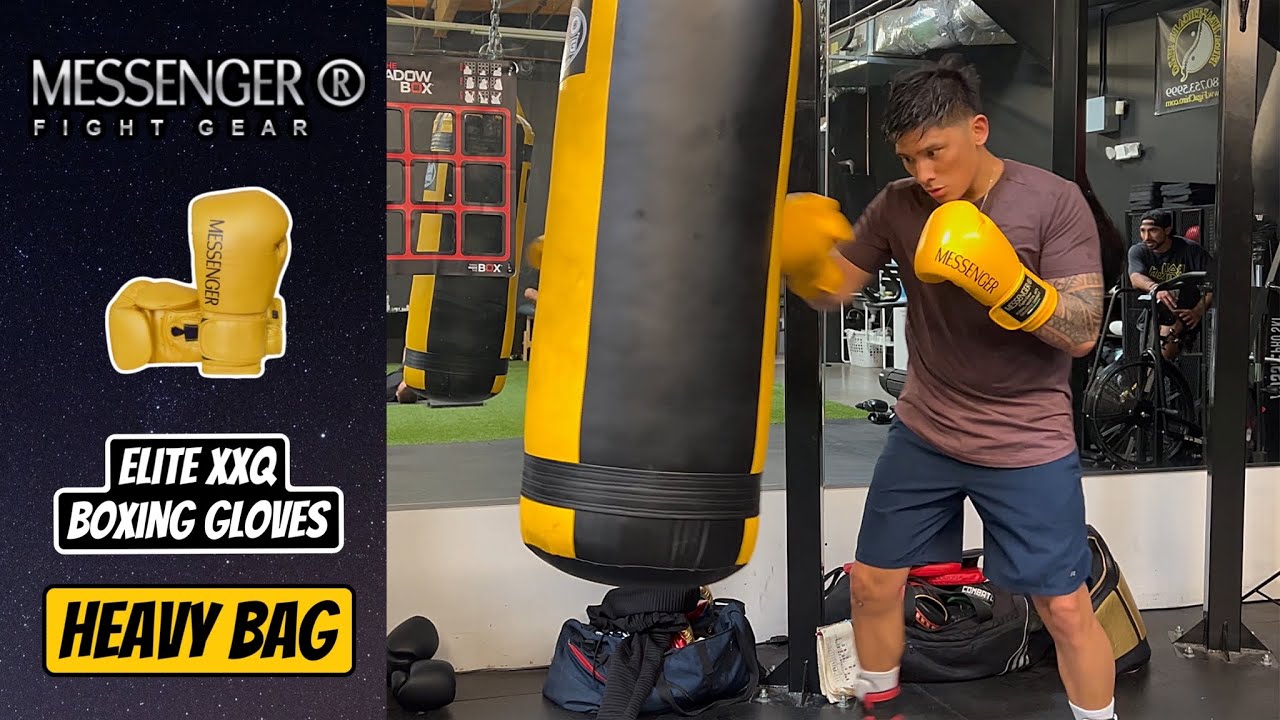 HEAVY BAG TRAINING Messenger Elite XXQ Boxing Gloves YouTube