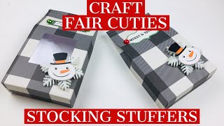 CRAFT FAIR ALERT!!! 🎄STOCKING STUFFERS 🎄SNOWMAN SACKS