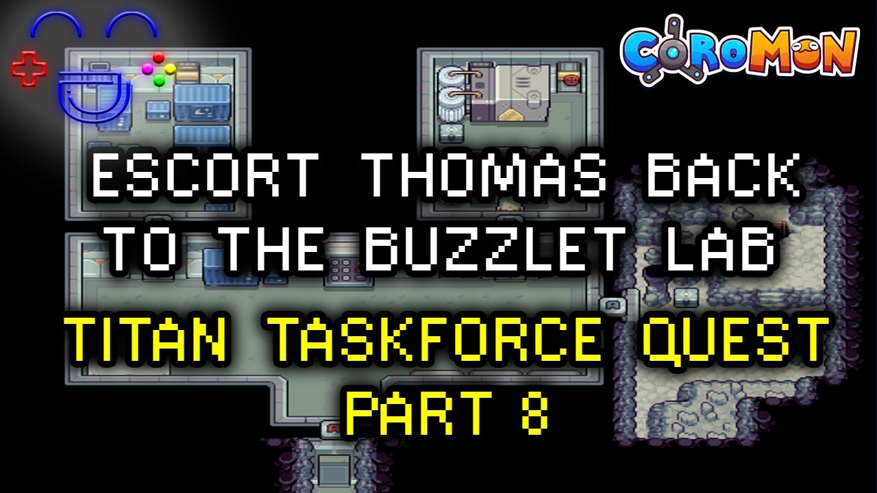 Escort Thomas Back to the Buzzlet Lab - Coromon Quest