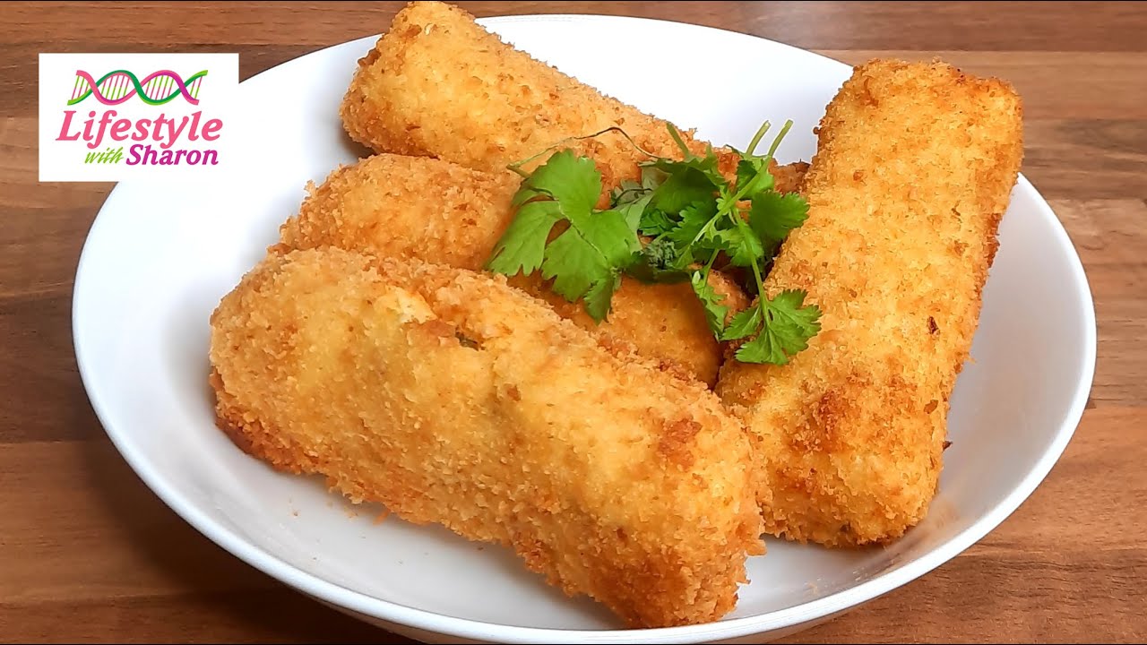 CROQUETTE Potato & Chicken & Leek & Cheese Croquette Potato