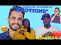 FIRST TIME HEARING GABRIEL HENRIQUE "EMOTIONS" MARIAH CAREY COVER REACTION | Asia and BJ